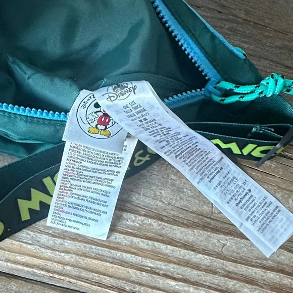 Disney Green and Black Mickey Mouse Bag - Picture 2 of 3